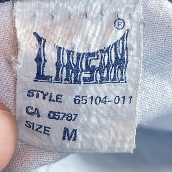 Vintage LINSON Denim Jeans Bib Overalls Pants Pantsuit 100% Cotton - Picture 15 of 16